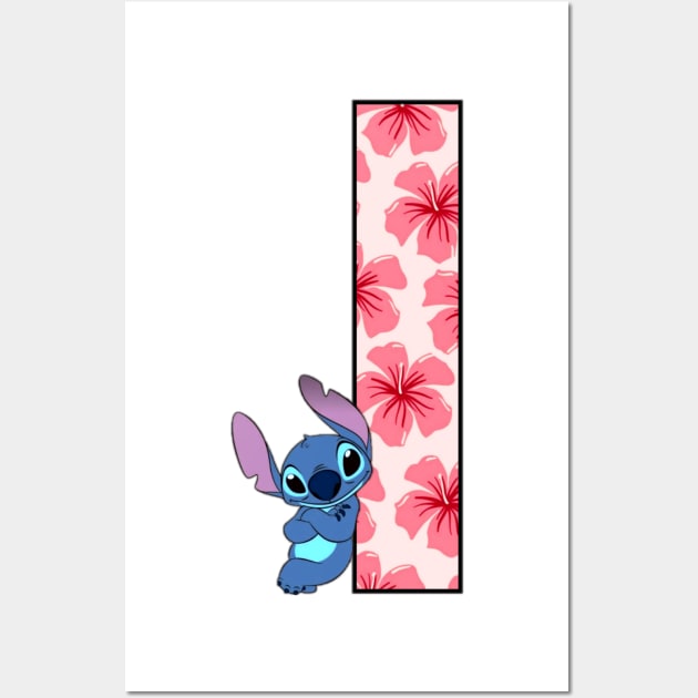 Stitch letter Wall Art by ZoeBaruch